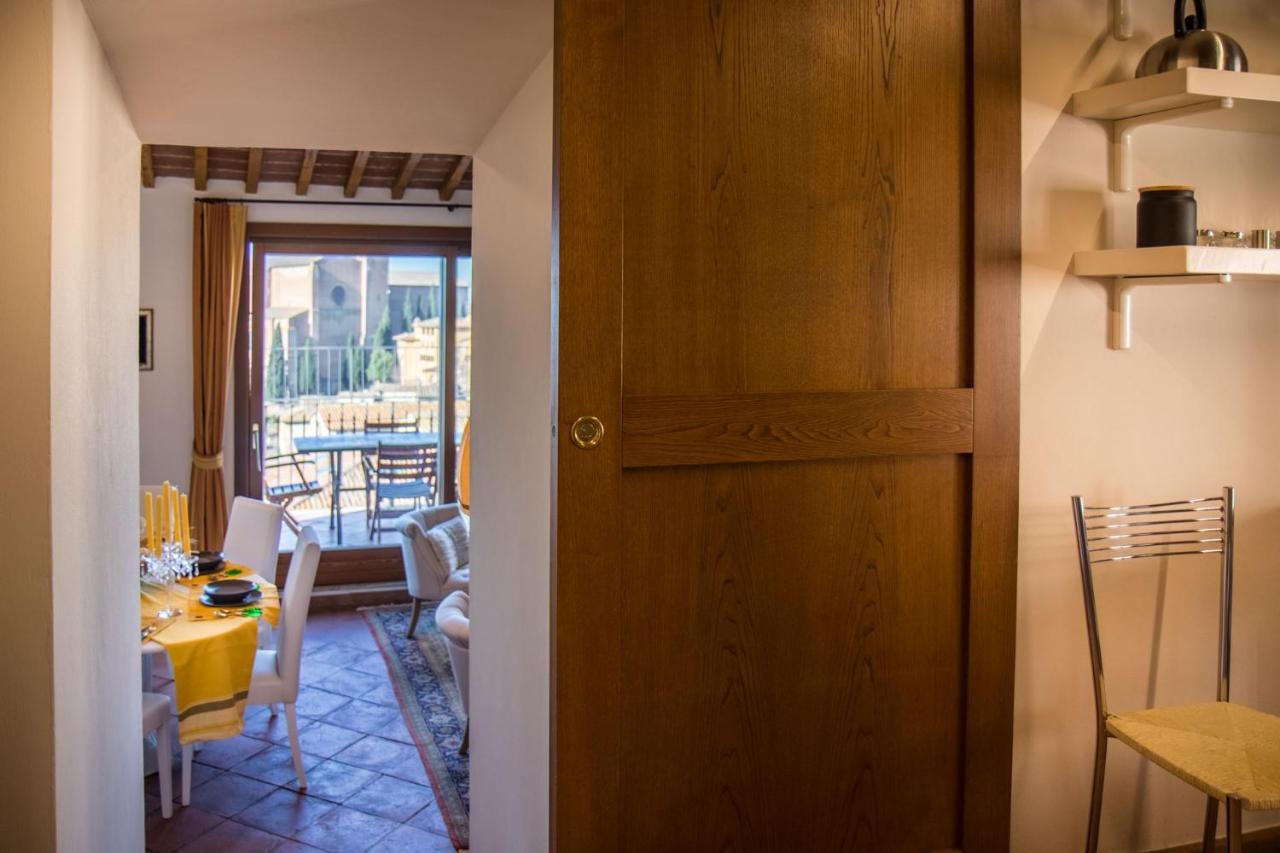 La Terrazza Sul Duomo Apartment Siena Bagian luar foto